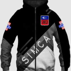 Simca Car Zip Hoodie 1