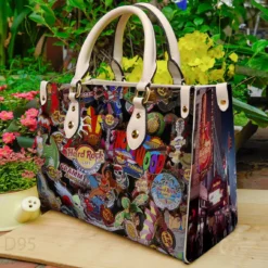 Hard Rock Cafe Leather Handbag