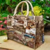 Teddy Bear Leather Handbag