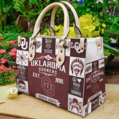 Oklahoma Sooners A 1 Leather Handbag