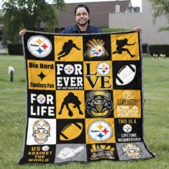 Pittsburgh Steelers Love Quilt