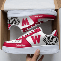 Wisconsin Badgers Air Force Shoes