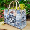 Tar Heels Hand Leather Handbag