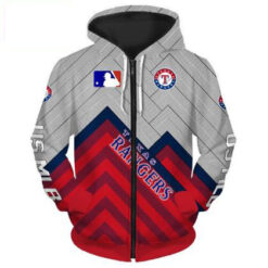 Texas Rangers Hoodie Zip Hoodie 1