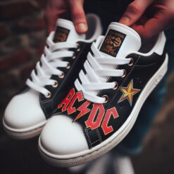 Acdc X Black Stan Smith Shoes