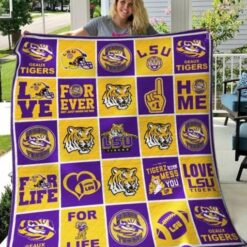 Lsu Tigers 3 Quilt