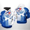 Toronto Blue Jays 1 Zip Hoodie 3D