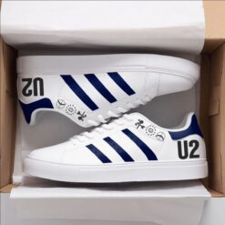 U 2 Band Blue Stan Smith Shoes