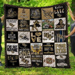 Ucf Knights 3 Quilt