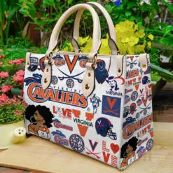 Virginia Cavalier Leather Handbag