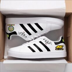 Valentino Rossi Black Stan Smith Shoes 1