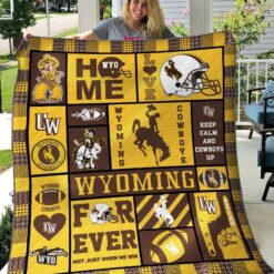 Wyoming Cowboys 1 Quilt