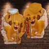 The Lion King Zip Hoodie 3D